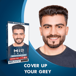 Best Dark Brown Men Hair Color in Pakistan by VINCE