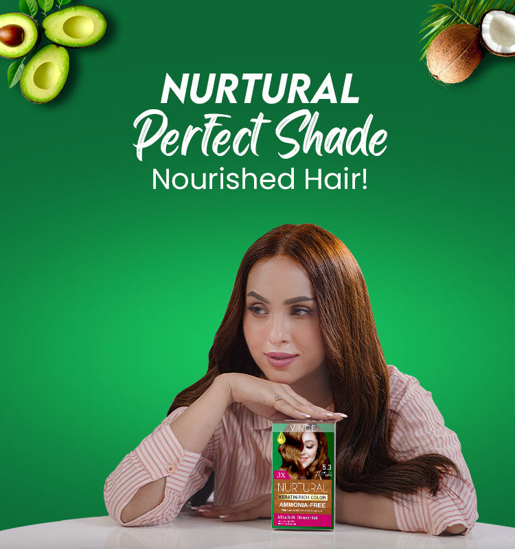 Nurtural Best Women Hair Color in Pakistan by VINCE