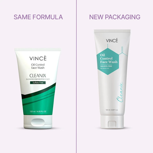 VINCE Oil Control Face Wash in Pakistan - New