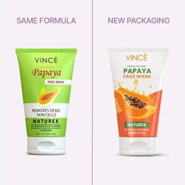 VINCE Papaya Face Wash (OLD-NEW)
