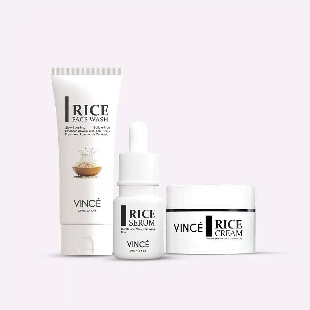 VINCE Rice Glass Glow Trio