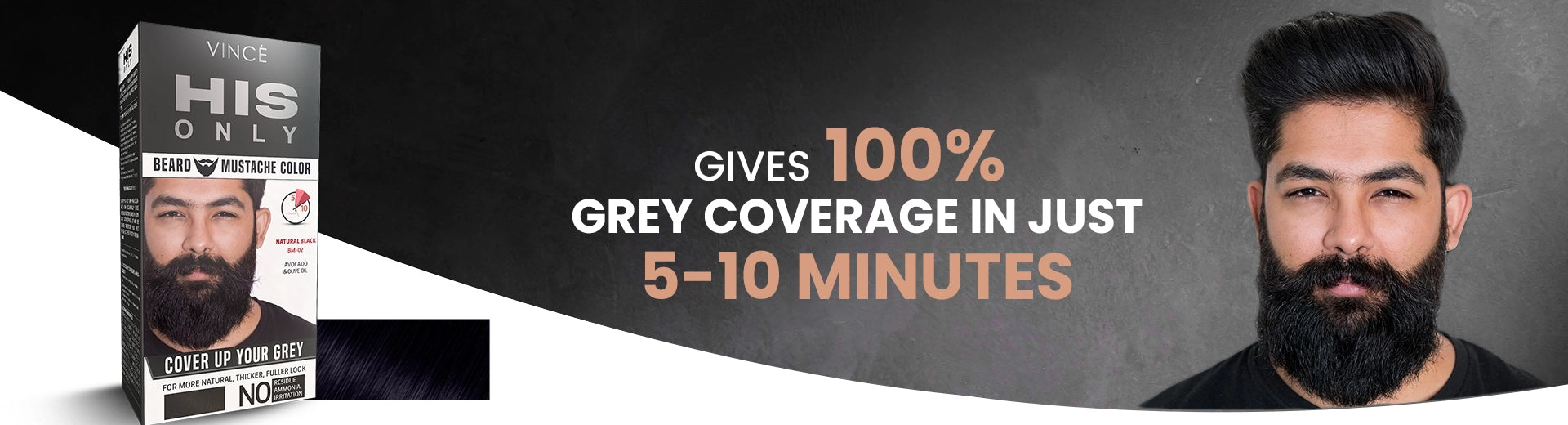 100% Grey Coverage in Just 5-10 Minutes