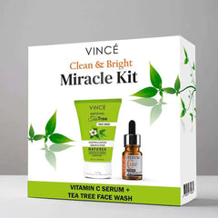 Vince Miracle Kit Vitamin C Serum + Tea Tree Face Wash