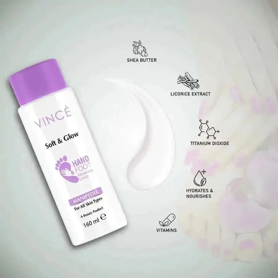 Soft Glow (Hand Foot Whitening Lotion) Vince Care