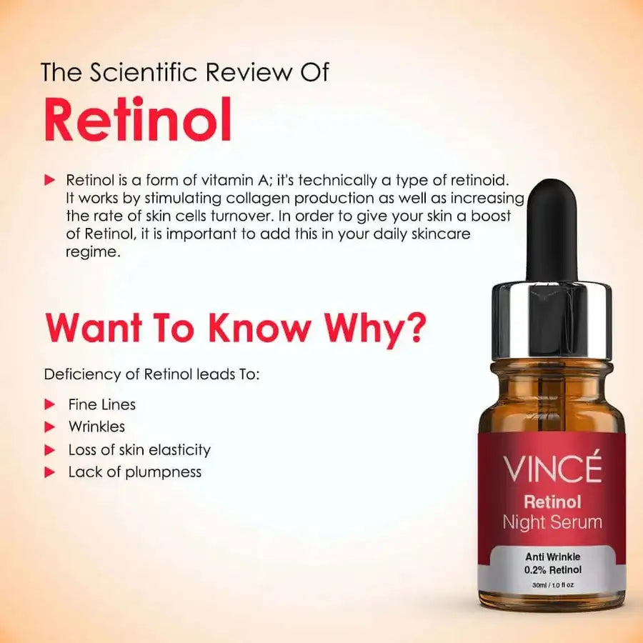 benefits of retinol serum  | Vince Care