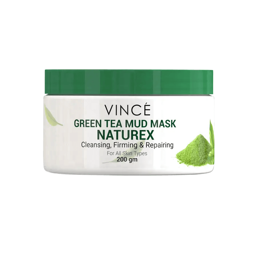 VINCÉ Green Tea Mud Mask For All Skin Types