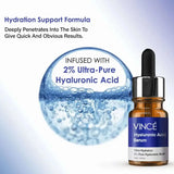 hyaluronic acid serum for hydrating skin - VInce