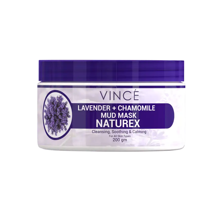 Vince Lavender + Chamomile Mud Mask healing, calming & soothing your skin