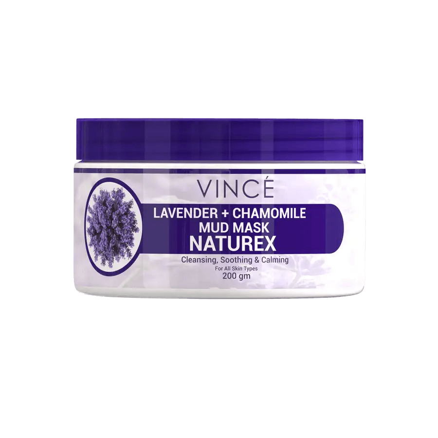 Vince Lavender + Chamomile Mud Mask healing, calming & soothing your skin