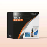 Night Bundle having vitamin C serum and cream combination used in night time
