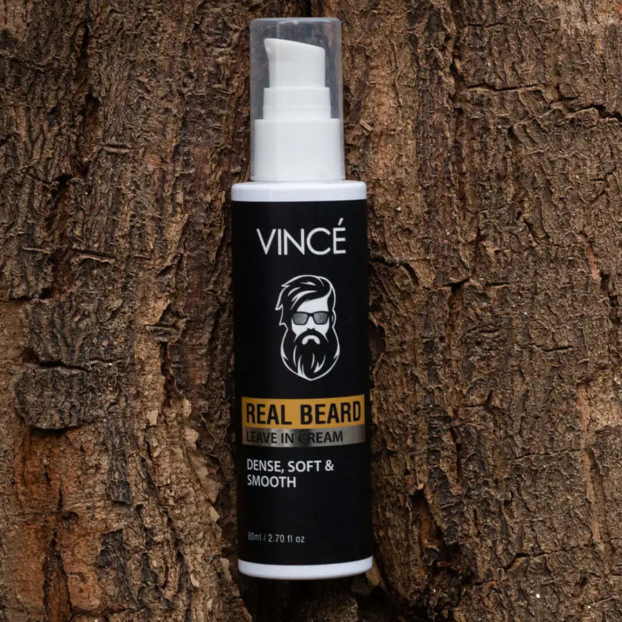 Real Beard Leave In Cream for men | Reducing beard itch | Vince Care